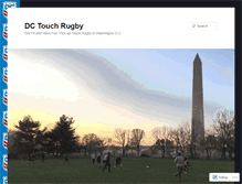 Tablet Screenshot of dctouchrugby.com